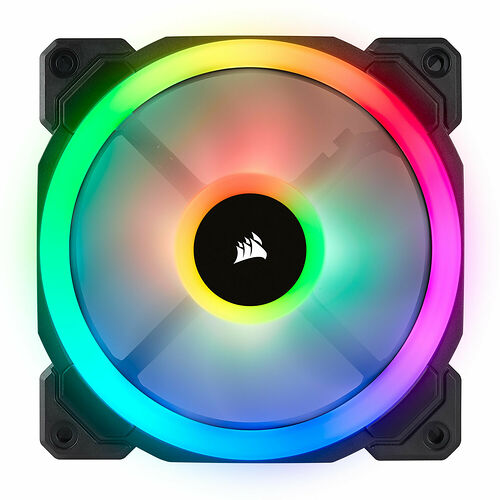 Corsair LL120 RGB - 120 mm (Pack de 3) + Contrôleur et Hub RGB