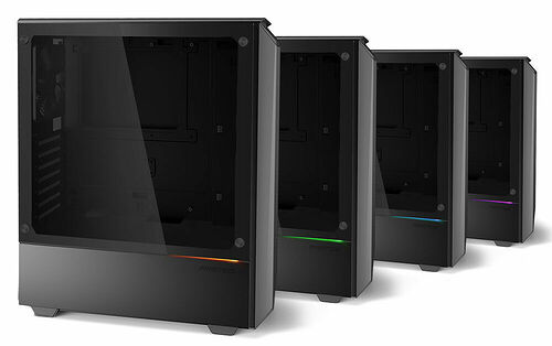 Phanteks Eclipse P300 Tempered Glass - Noir