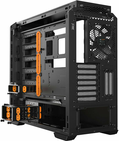 be quiet! Silent Base 601 Window - Noir/Orange