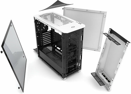 Phanteks Eclipse P400 Tempered Glass - Glacier White