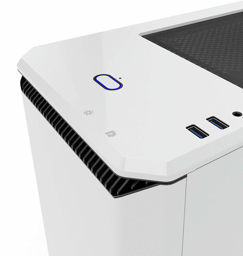 Phanteks Eclipse P400 Tempered Glass - Glacier White