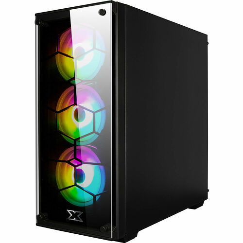 Xigmatek Venom X RGB Tempered Glass - Noir