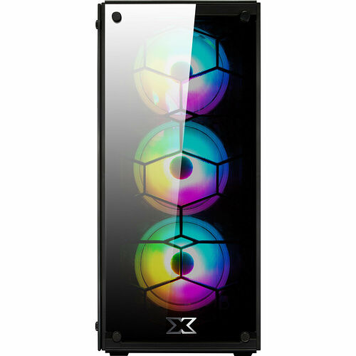Xigmatek Venom X RGB Tempered Glass - Noir