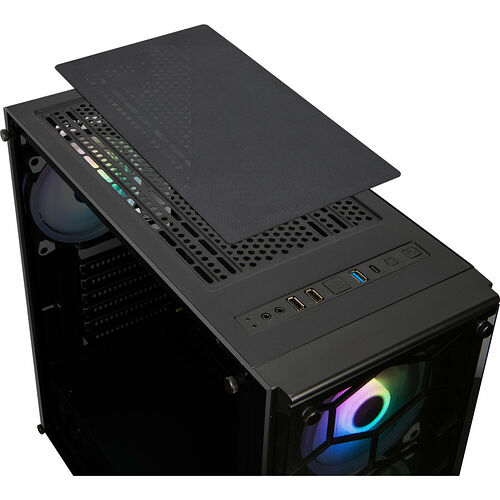 Xigmatek Venom X RGB Tempered Glass - Noir