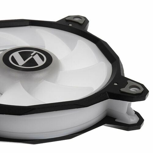 Lian Li Bora 120 RGB PWM, 120 mm (Noir) (Pack de 3) + Contrôleur + Télécommande