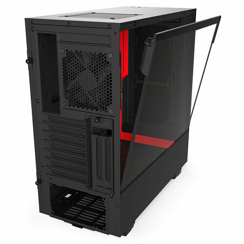 NZXT H510i - Noir mat/Rouge