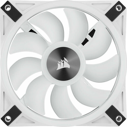 Corsair QL120 RGB - Blanc - 120 mm (Pack de 3) + Lighting Node Core