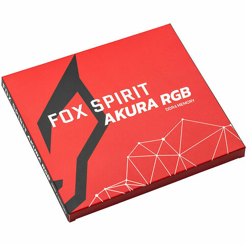 DDR4 Fox Spirit AKURA RGB - 16 Go (2 x 8 Go) 3600 MHz - CAS 18