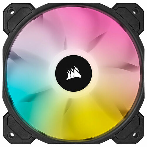 Corsair SP120 RGB Elite - Noir - 120 mm (Pack de 3) + Lighting Node Core