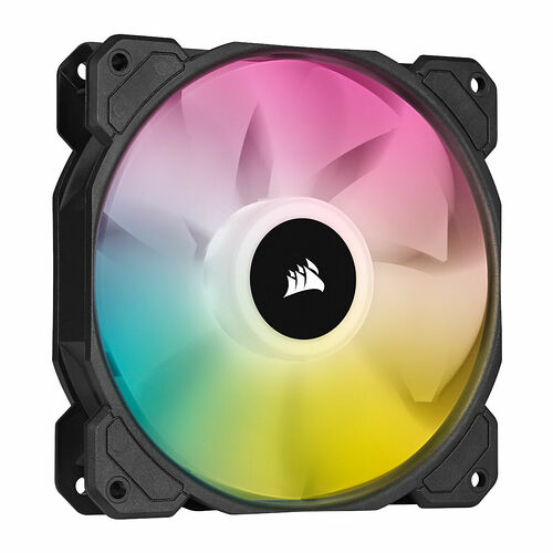 Corsair SP120 RGB Elite - Noir - 120 mm (Pack de 3) + Lighting Node Core