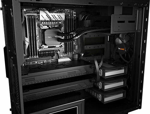 be quiet! Pure Base 600 - Noir/Argent