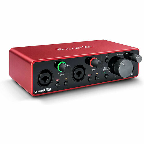 Focusrite Scarlett 2i2 Studio 3e génération