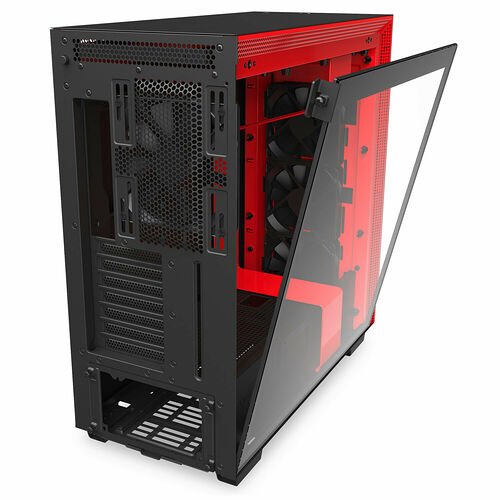 NZXT H710 - Noir mat/Rouge