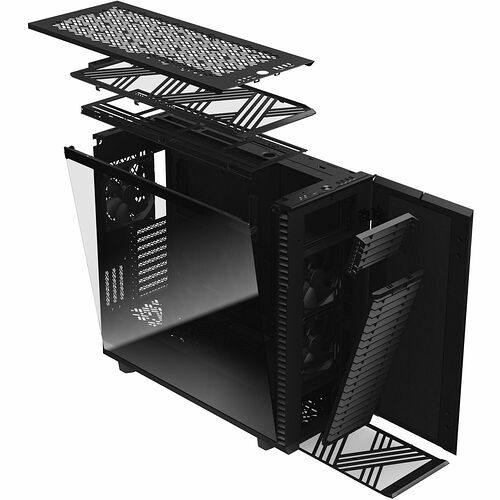 Fractal Design Define 7 XL Tempered Glass Dark - Noir