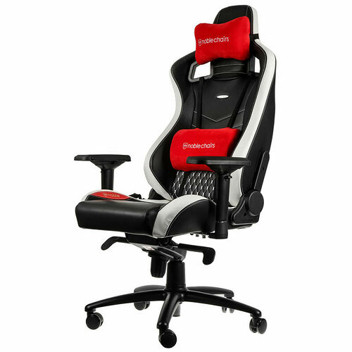 Noblechairs Epic Cuir - Noir / Blanc / Rouge