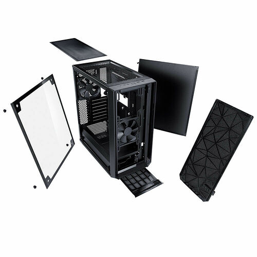 Fractal Design Meshify C Tempered Glass Clear - Noir