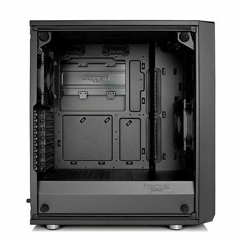 Fractal Design Meshify C Tempered Glass Clear - Noir