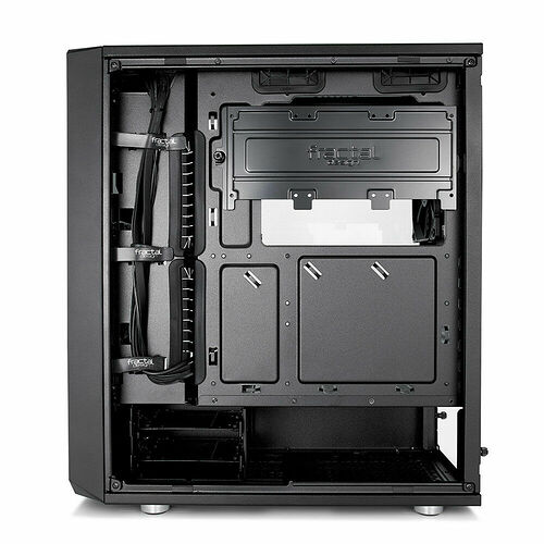 Fractal Design Meshify C Tempered Glass Clear - Noir