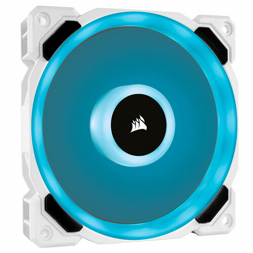 Corsair LL120 RGB - 120 mm (Blanc - Pack de 3) + Contrôleur et Hub RGB