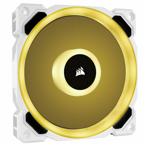 Corsair LL120 RGB - 120 mm (Blanc - Pack de 3) + Contrôleur et Hub RGB