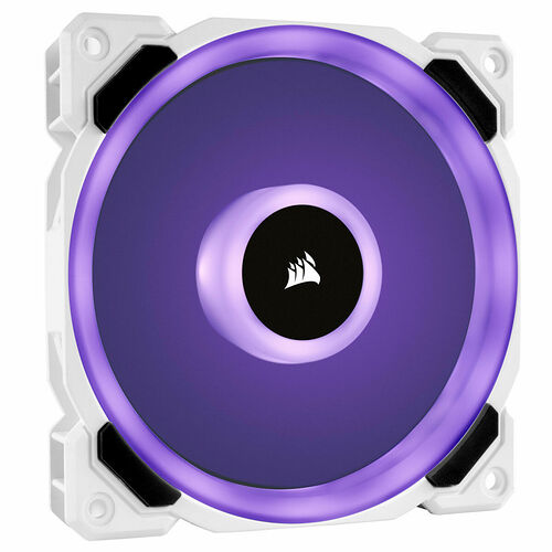 Corsair LL120 RGB - 120 mm (Blanc - Pack de 3) + Contrôleur et Hub RGB