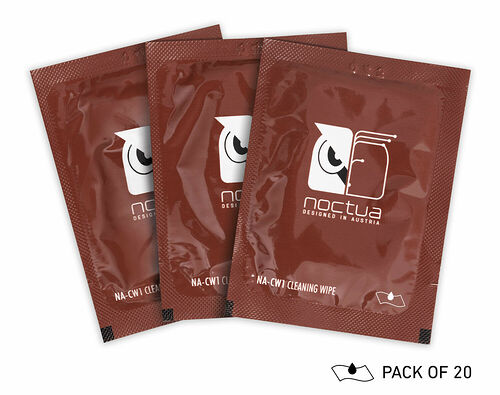 Lingettes nettoyantes pour pâte thermique - Noctua