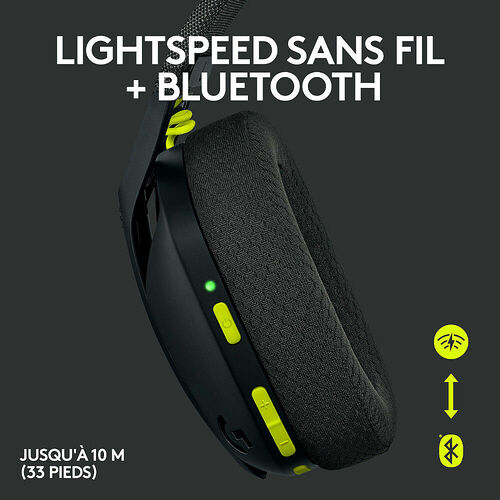 Logitech G435 Lightspeed - Noir
