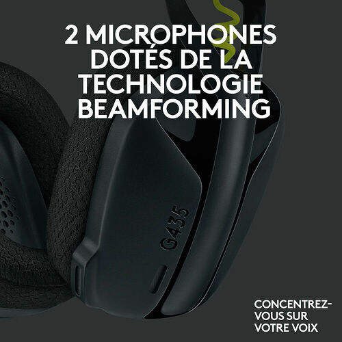 Logitech G435 Lightspeed - Noir
