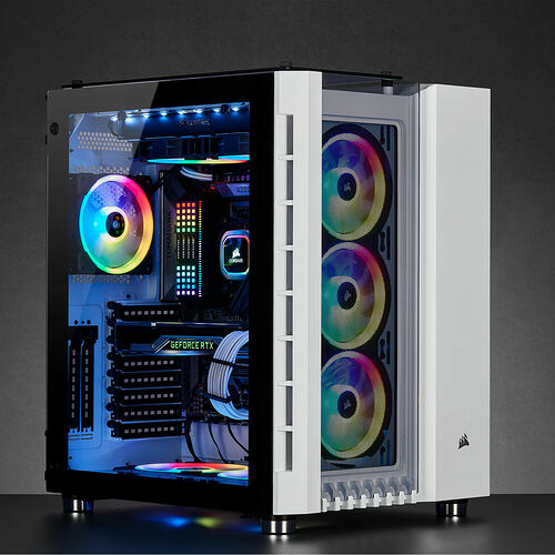 Corsair Crystal Series 680X RGB Tempered Glass - Blanc