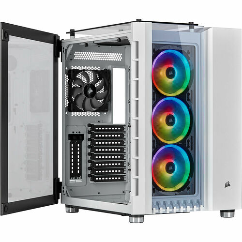 Corsair Crystal Series 680X RGB Tempered Glass - Blanc