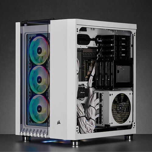 Corsair Crystal Series 680X RGB Tempered Glass - Blanc