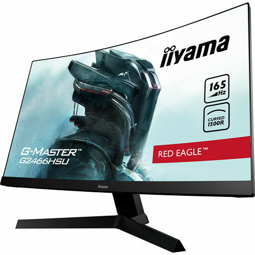 Iiyama G-Master G2466HSU-B1 FreeSync (dalle incurvée)