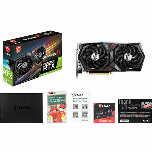 MSI GeForce RTX 3060 GAMING X (12 Go) (LHR)