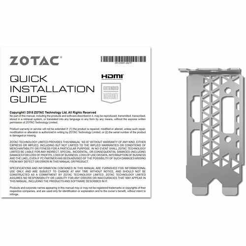 Zotac Gaming GeForce GTX 1650 LP GDDR6