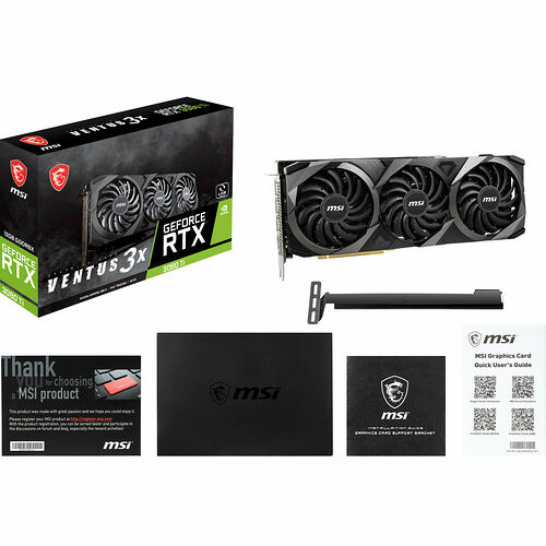MSI GeForce RTX 3080 Ti VENTUS 3X (LHR)