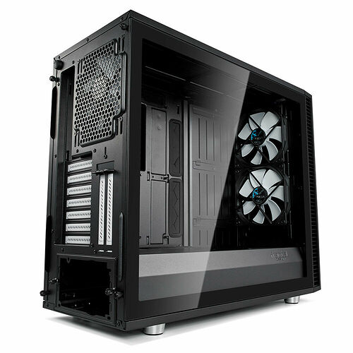 Fractal Design Define S2 Tempered Glass Light - Noir