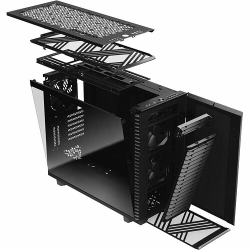 Fractal Design Define 7 Tempered Glass Dark - Noir