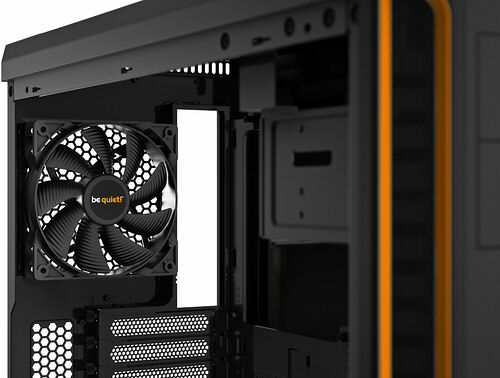 be quiet! Pure Base 600 - Noir/Orange (Version fenêtre)