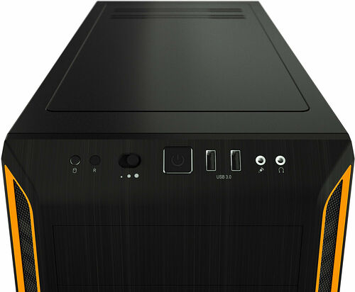 be quiet! Pure Base 600 - Noir/Orange (Version fenêtre)