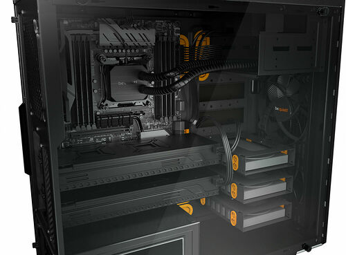 be quiet! Pure Base 600 - Noir/Orange (Version fenêtre)