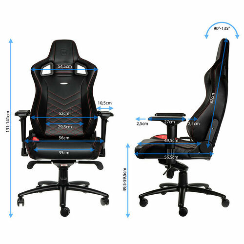 Noblechairs Epic - Noir / Rouge