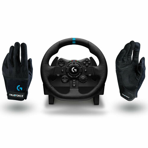 Logitech G923 - PS4 / PS5 / PC + Logitech G Racing Gloves