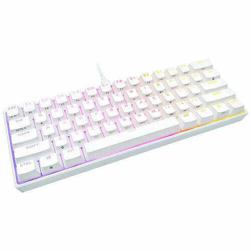 Corsair K65 Mini - Blanc (MX Red) (AZERTY)