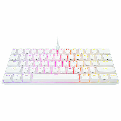 Corsair K65 Mini - Blanc (MX Red) (AZERTY)