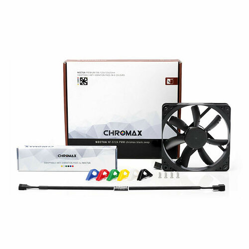 Noctua NF-S12A PWM chromax.black.swap - 120 mm