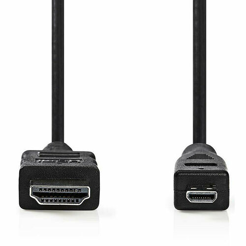 Nedis Câble HDMI / Micro HDMI - Noir - 2 m