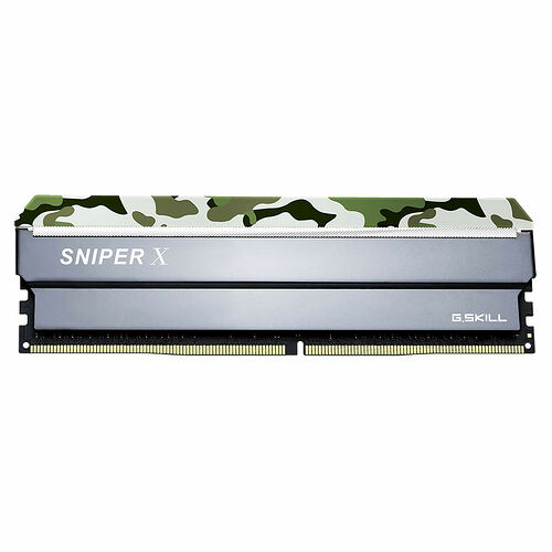 DDR4 G.Skill Sniper X Classic Camo - 16 Go (2 x 8 Go) 3200 MHz - CAS 16