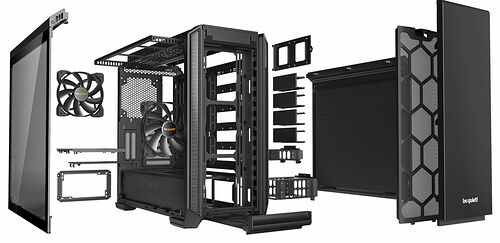 be quiet! Silent Base 601 Window - Noir