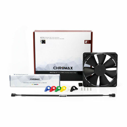 Noctua NF F12 PWM chromax.black.swap - 120 mm