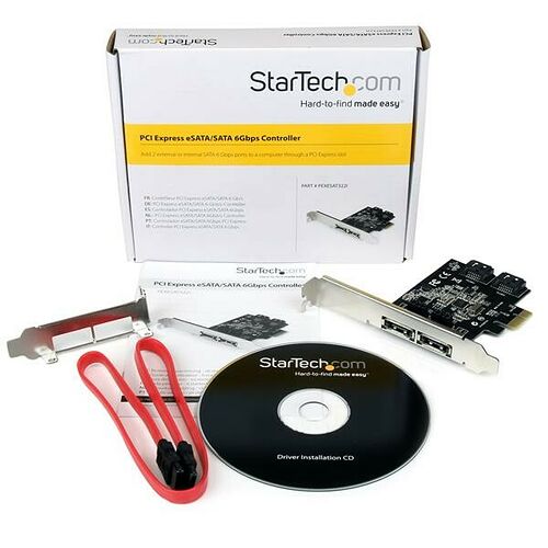 Startech Carte contrôleur SATA III / eSATA, PCI-Express